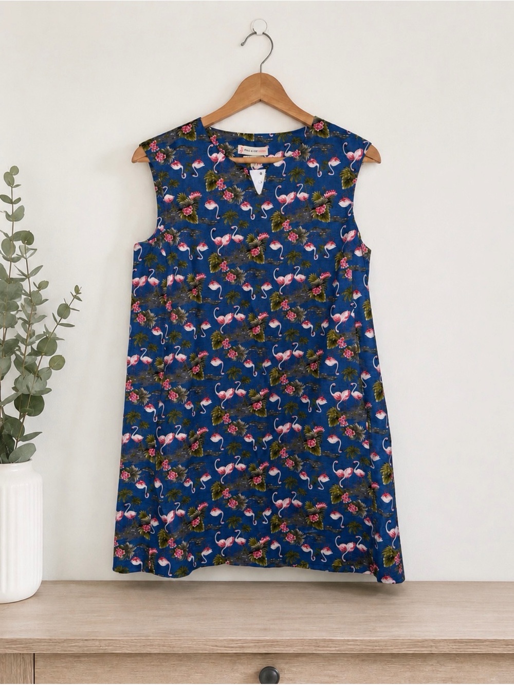 🦩Paul & Joe Sister | EUR 42 | Shift Dress | Flamingo | Pockets